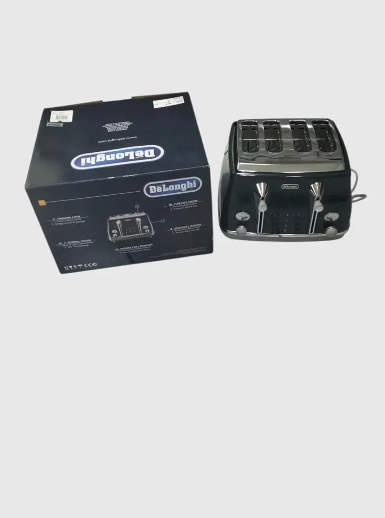 Delonghi Icona Capitals London Blue 4 Slice Toaster