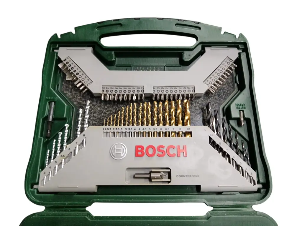 Bosch 99-Piece Masonry Set For Multi-Material, 32 Mm Max, 1 Mm Min, Metal Bits - View 2