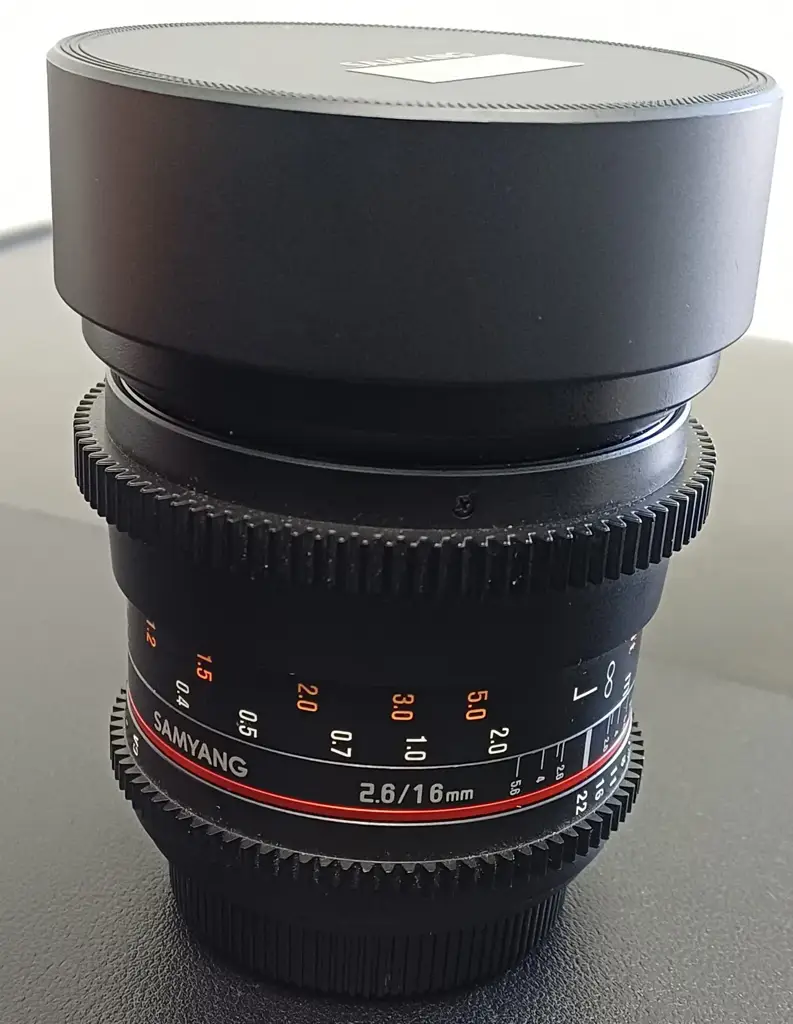 Samyang 16mm T1.5 Ed As Umc Ii Camera Lens - View 2