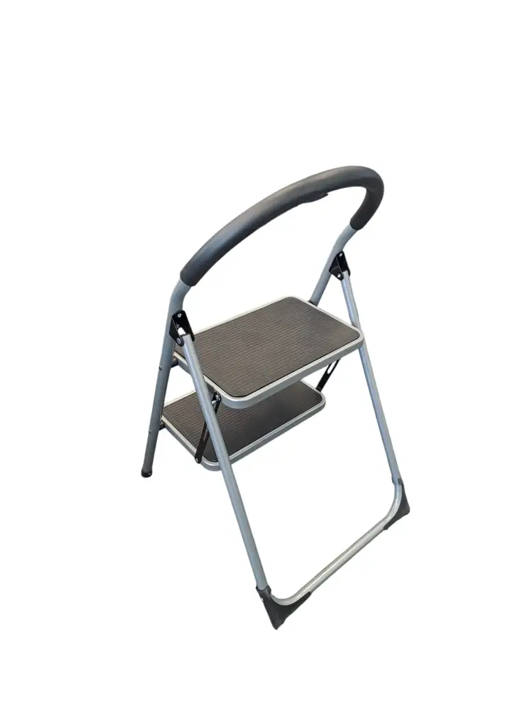 Maxi 2-Step Curved Steel Ladder - View 2