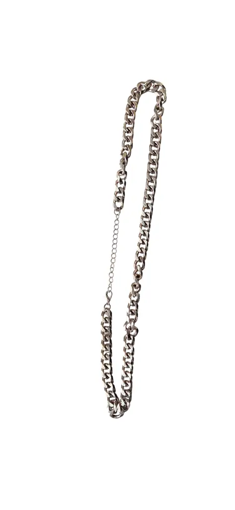 Costume Jewellery Chunky Silver Chain