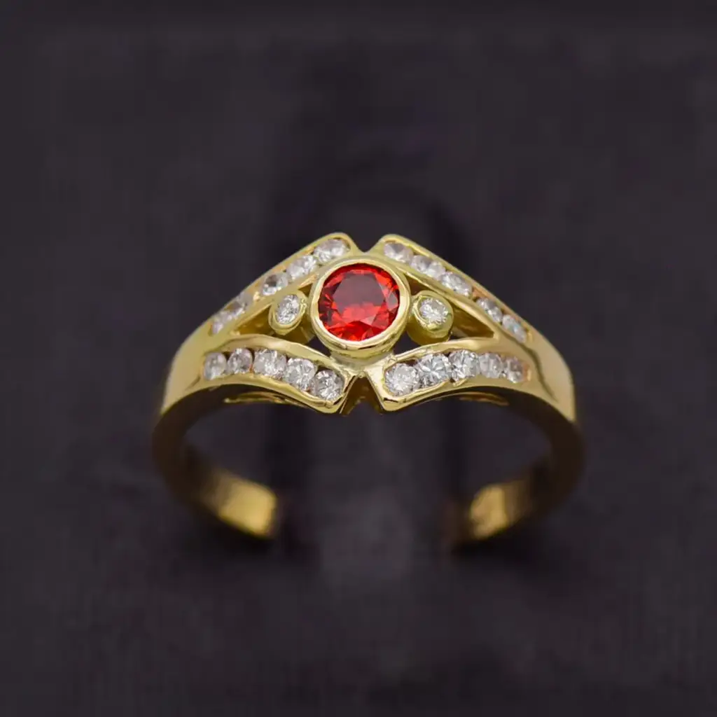 14ct Yellow Gold Dress Ring