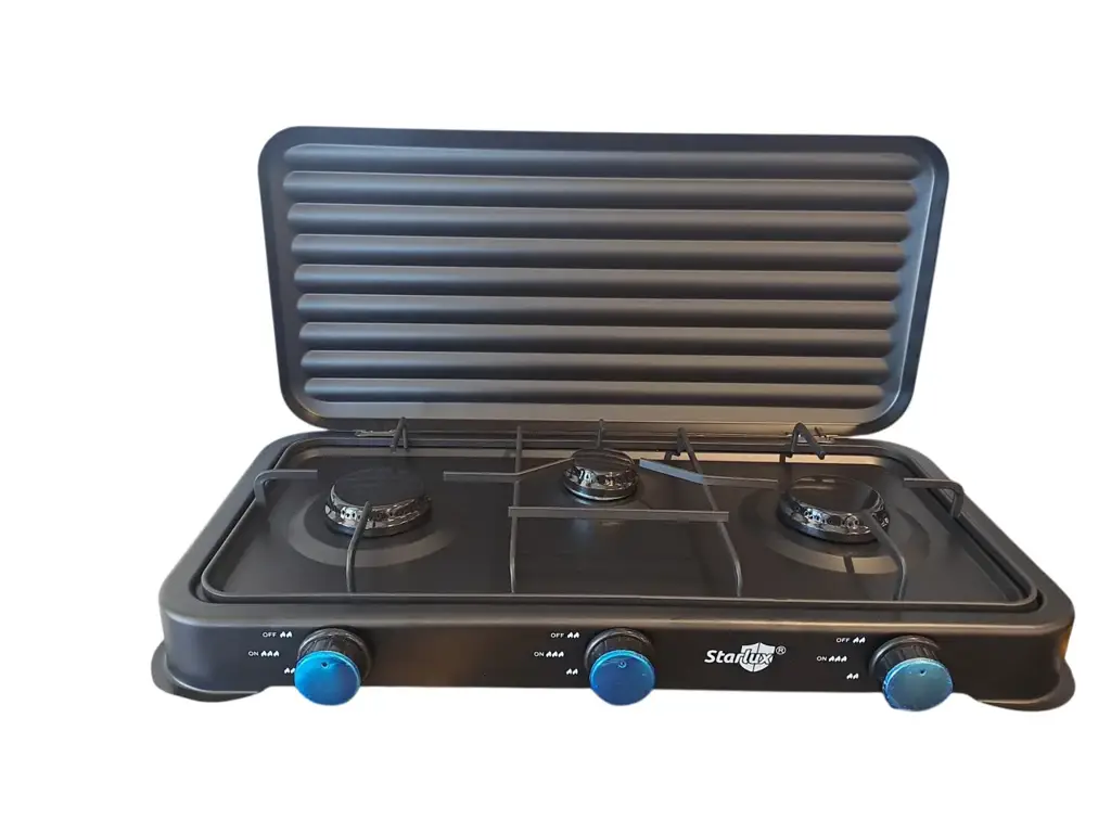 Starlux 3-Burner Table Top Gas Stove