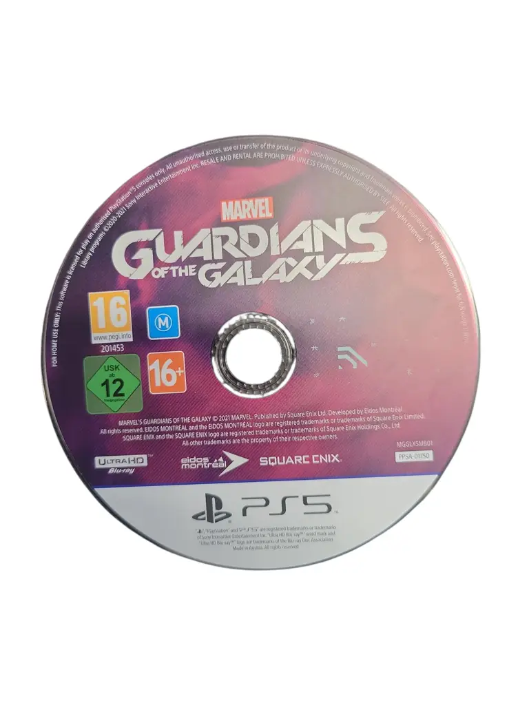 Guardians Of The Galaxy Ps5 Game Disc - View 2