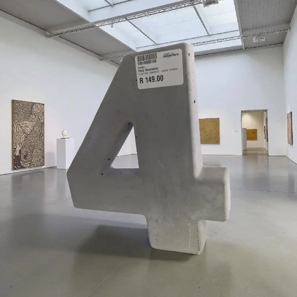 Floating Concrete- House Number - View 2
