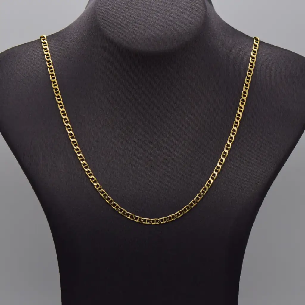 9Ct Yellow Gold Chain Anchor-Link - View 2