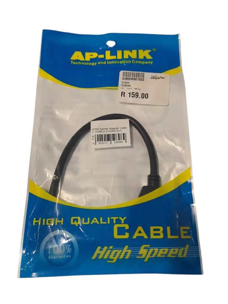 Ap-Link Hdmi Splitter Adapter Cable New!!