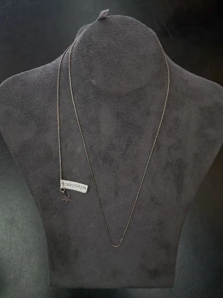 925 Sterling Silver Adjustable Star Necklace