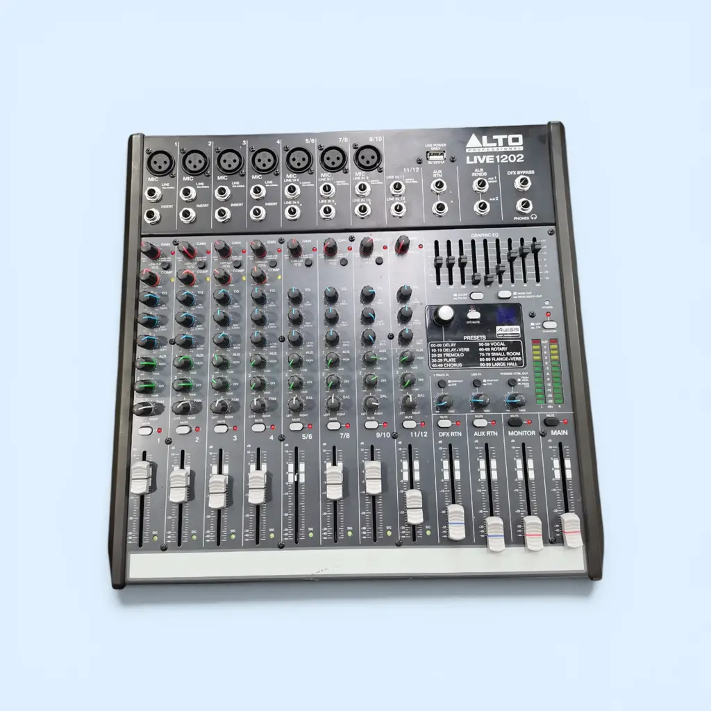 Alto Live1202 Professional 12-Channel/2-Bus Mixer