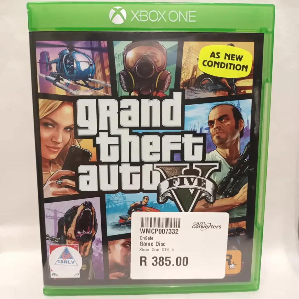 Xbox One Grand Theft Auto 5 Game Disc