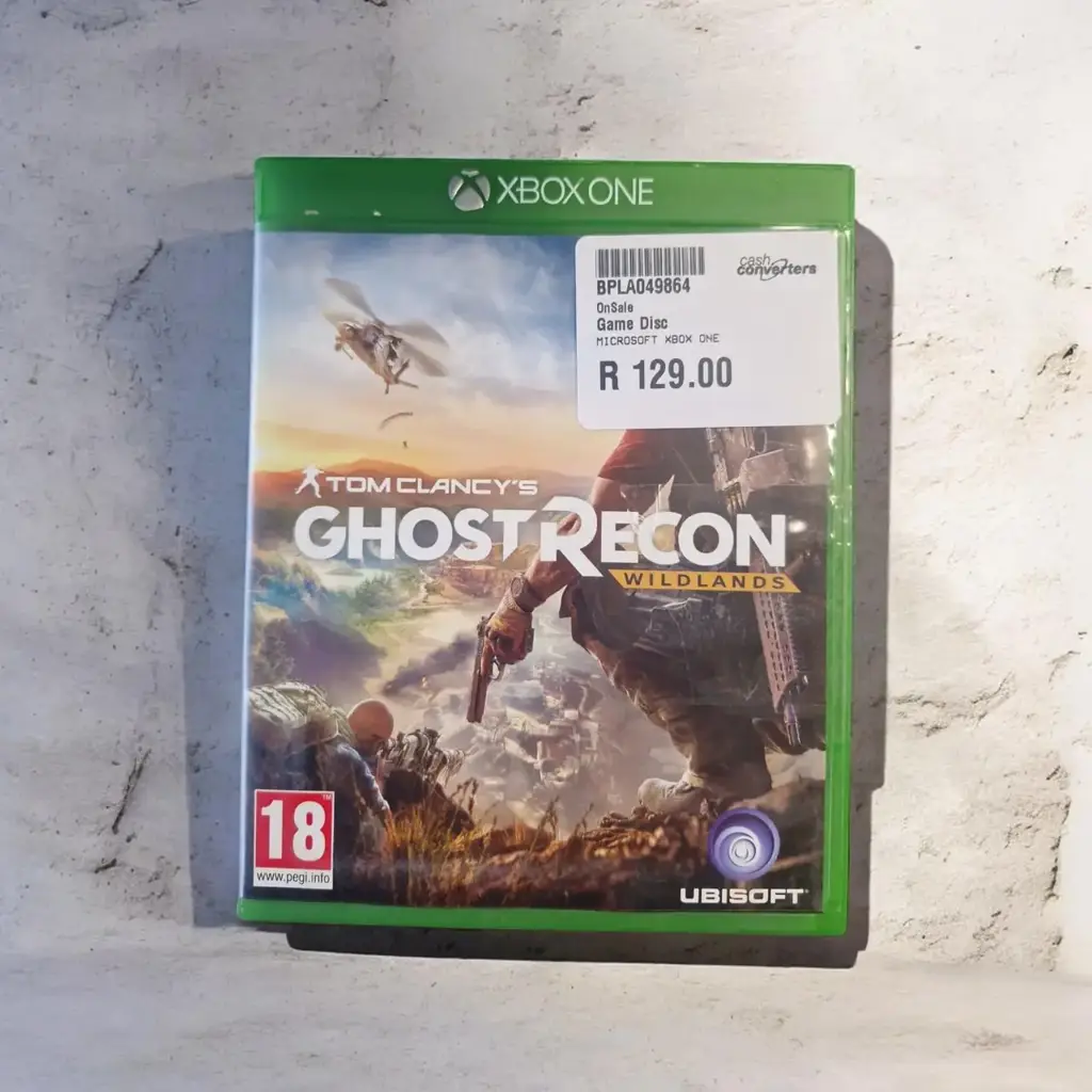 Microsoft Xbox One Tom Clancy's Ghost Recon Game Disc