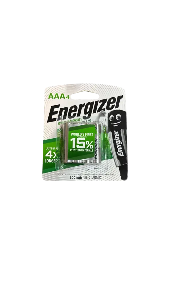 Energizer Recharge 700Mah Aaa 4 Pack