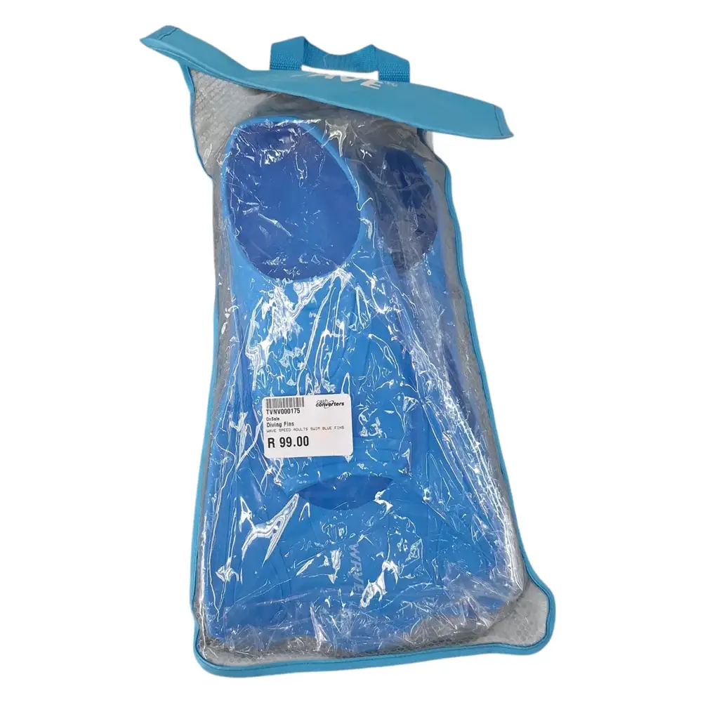 Blue Wave Speed Adults Silicone Swim Fins - View 3