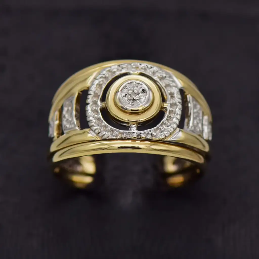 9ct Yellow Gold Wedding Ring Trip Set