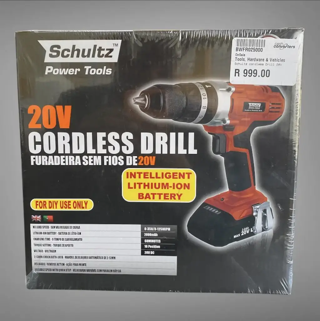 Schultz Cordless Drill 20V