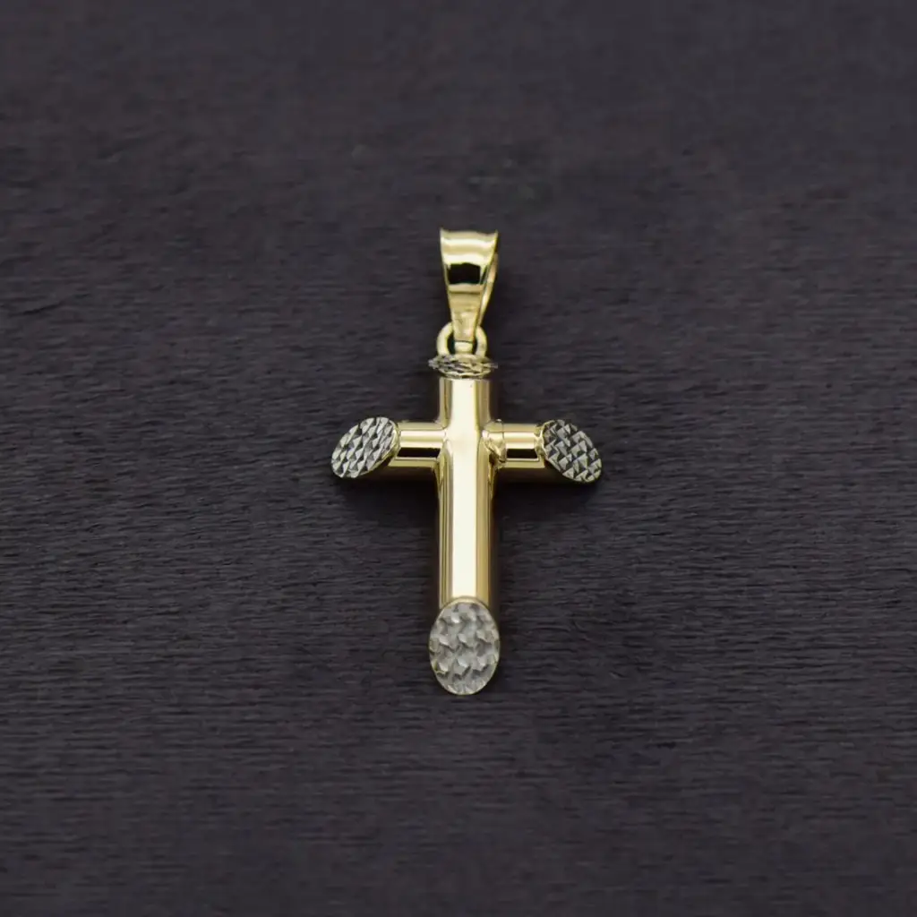 9ct Yellow Gold Cross Pendant