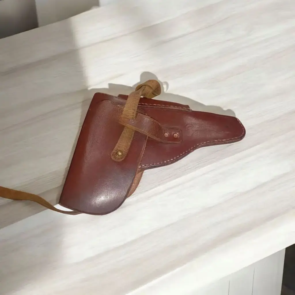 Gun Holster Genuine Leather Brown-- Pre Owned - View 2