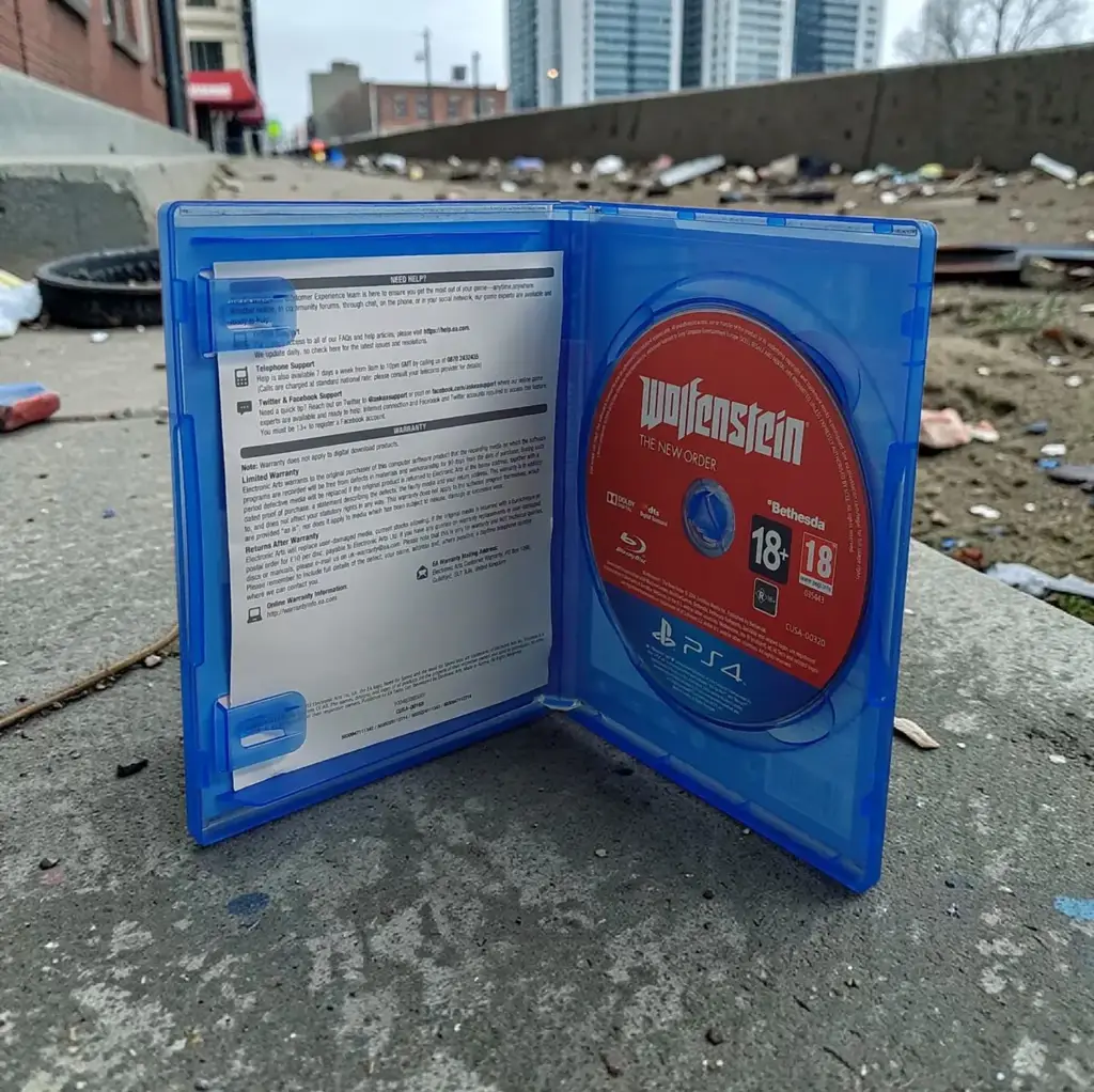 Ps4 Wolfenstein: The New Order Game Disc - View 2