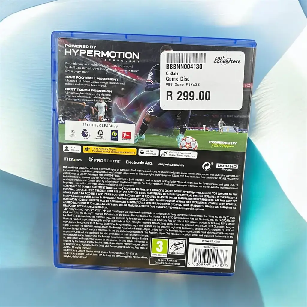 Ps5 Game Fifa22 Game Disc - View 3