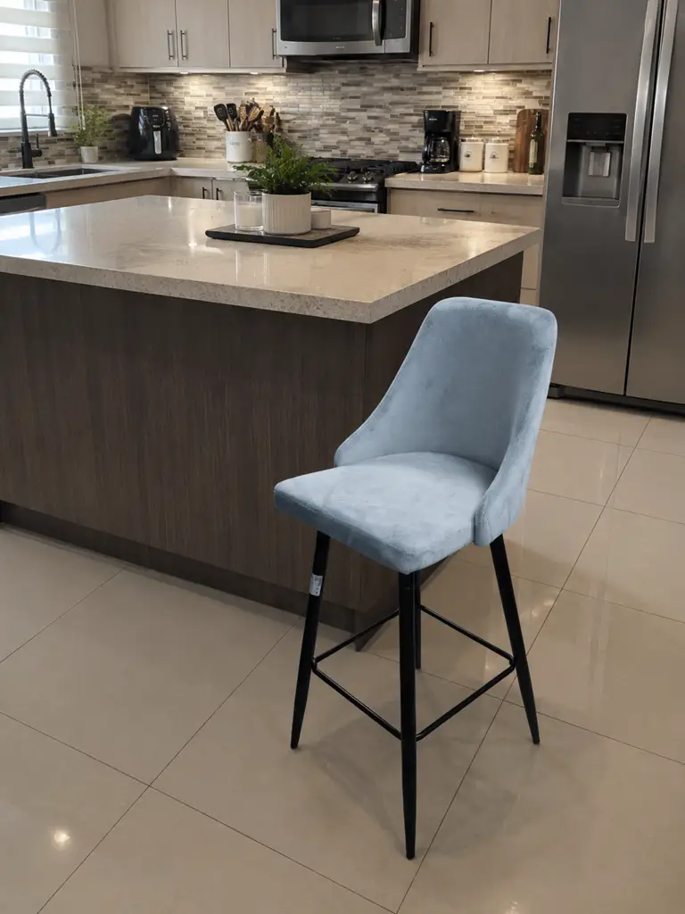 Vegas Bar Chair - Grey