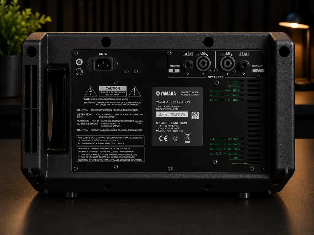 Yamaha Emx212s Powered Mixer – Second Hand - View 2
