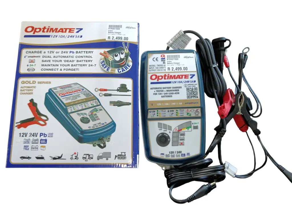 Optimate 7 Tm-260 (8-Step 12V & 24V Battery Charger