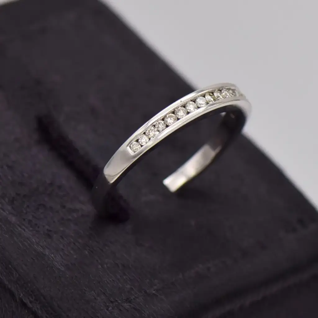 9ct Yellow Gold Eternity Ring - View 2