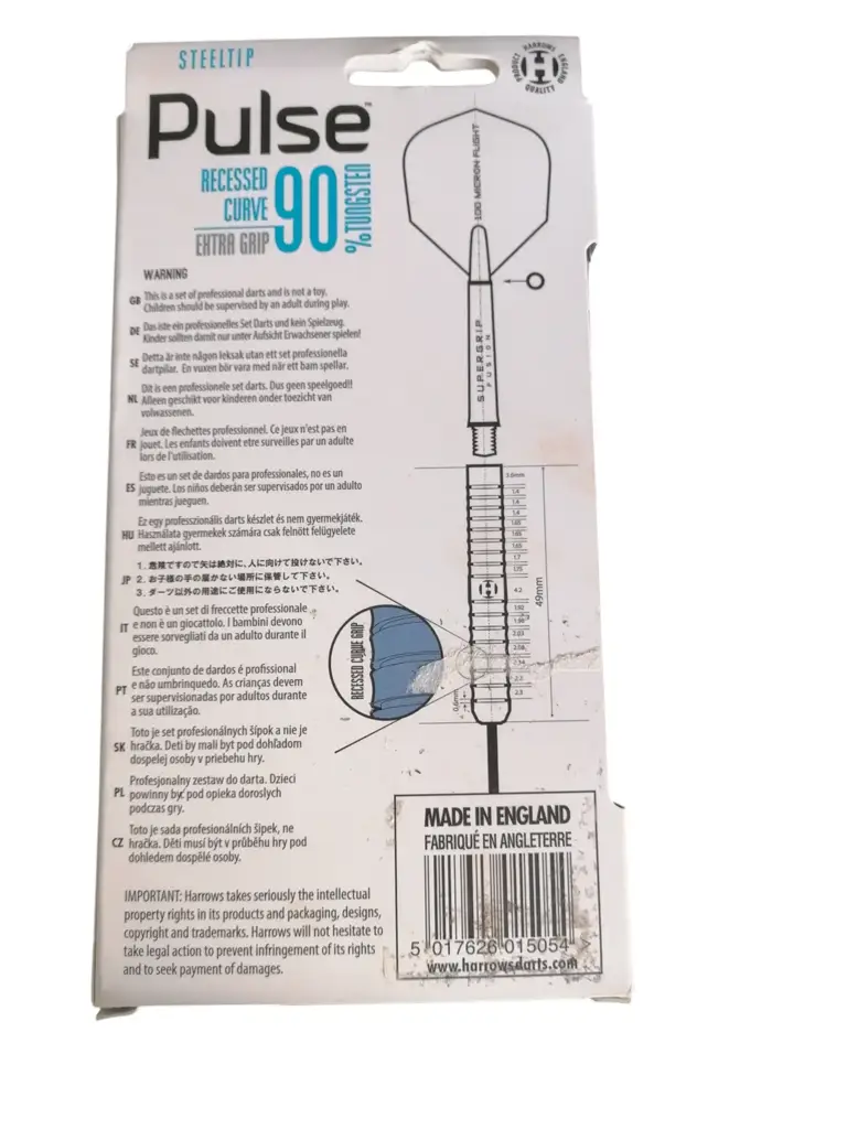 Harrows Pulse 90% Darts - View 2