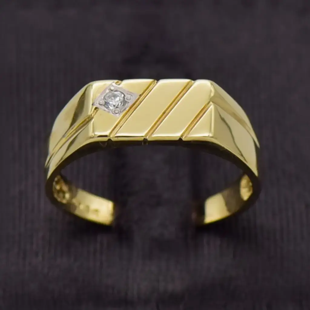 9ct Yellow Gold Men's Ring