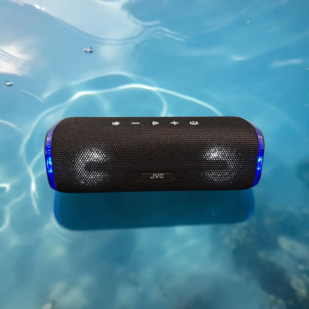 Jvc Wireless Bluetooth Waterproof Drum Stereo Speaker Xs-N2249b