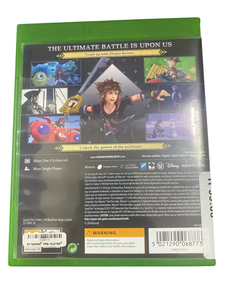 Kingdom Hearts 3 Xbox One - View 2