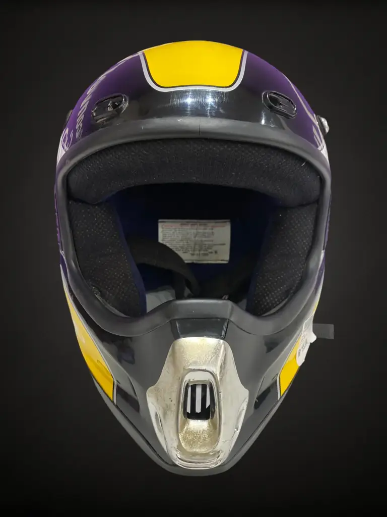 Retro-Style M2r Motocross Helmet. - View 3