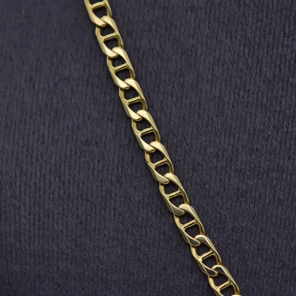 9Ct Yellow Gold Chain Anchor-Link - View 3