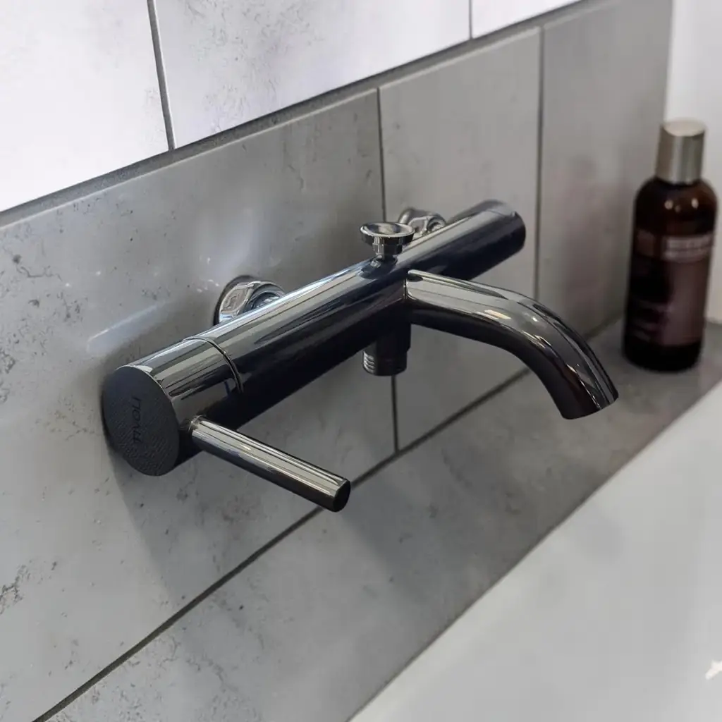 Tivoli Torretta Chrome Wall Type Bath Mixer Tap
