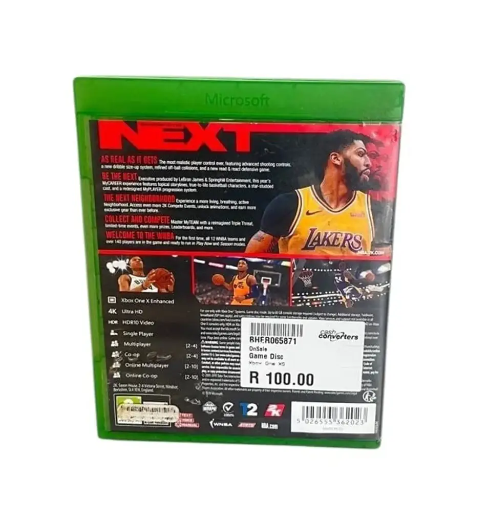 Xbox One Nba2k20 Game Disc - View 2