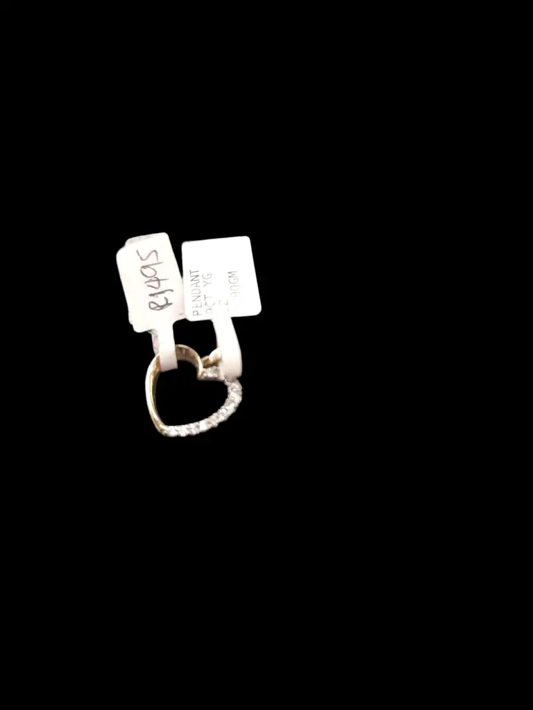 9ct Yellow Gold Pendant Hearty
