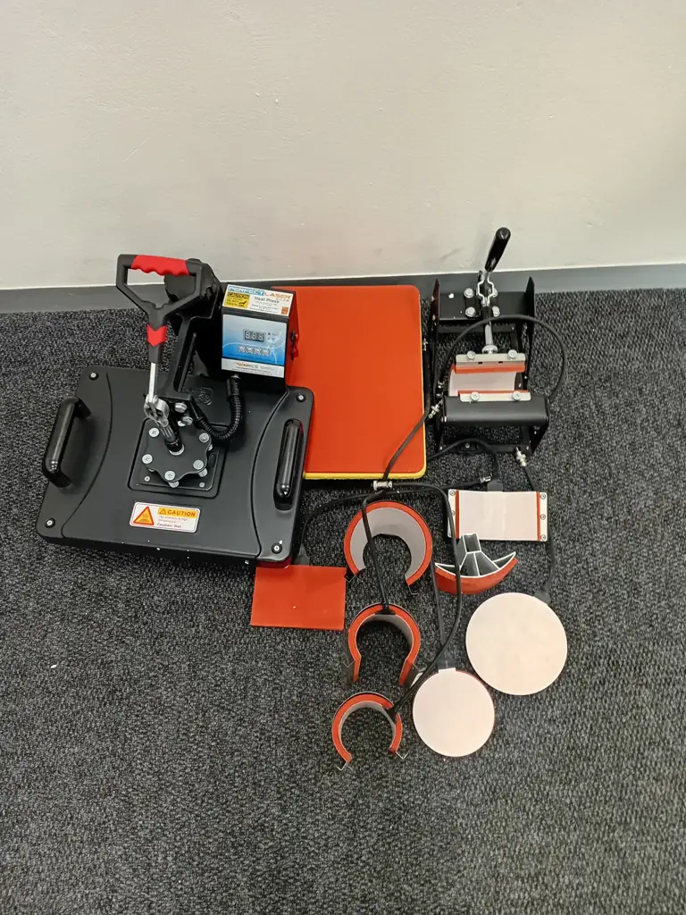 Heat Press Machine 8-In-1 Swing-Away Sublimation - View 2