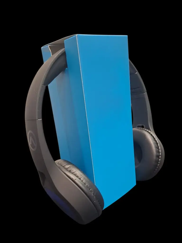 Amplify Fusion Series Bluetooth Wireless Headphones-Blue/Black - View 2