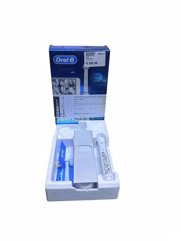 Oral-B Rechargeable Electric Toothbrush Teen (White) - View 3