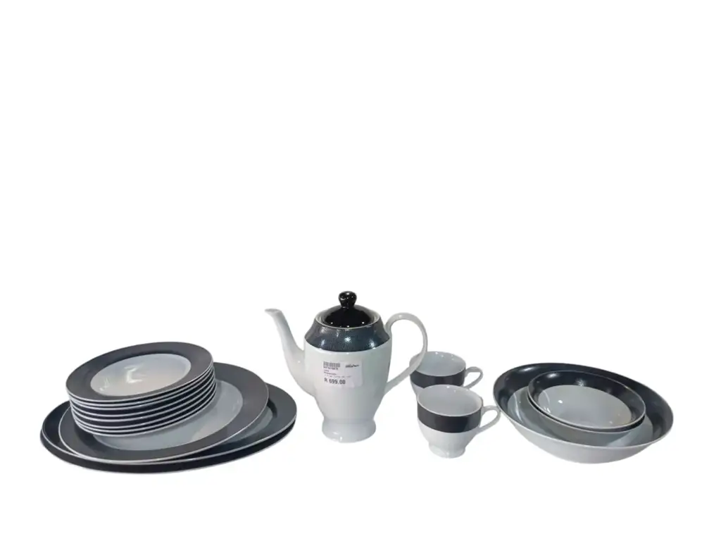 Le Morgan Two-Tone Crockery Set 16 Piece