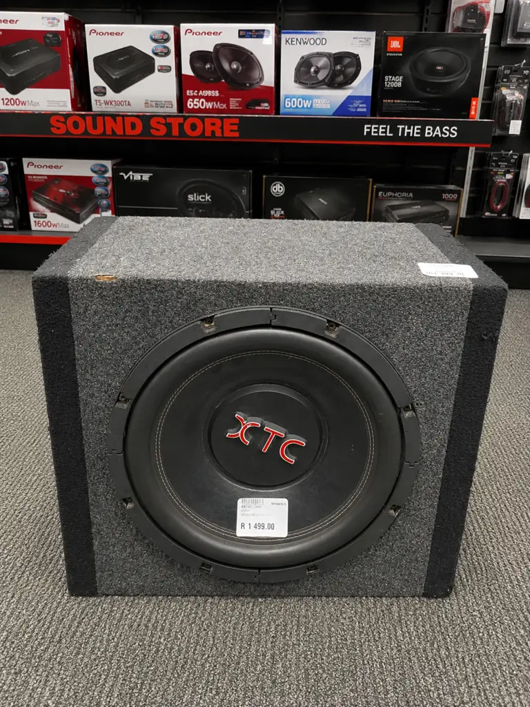 Xtc 12" Enclosed Car Subwoofer