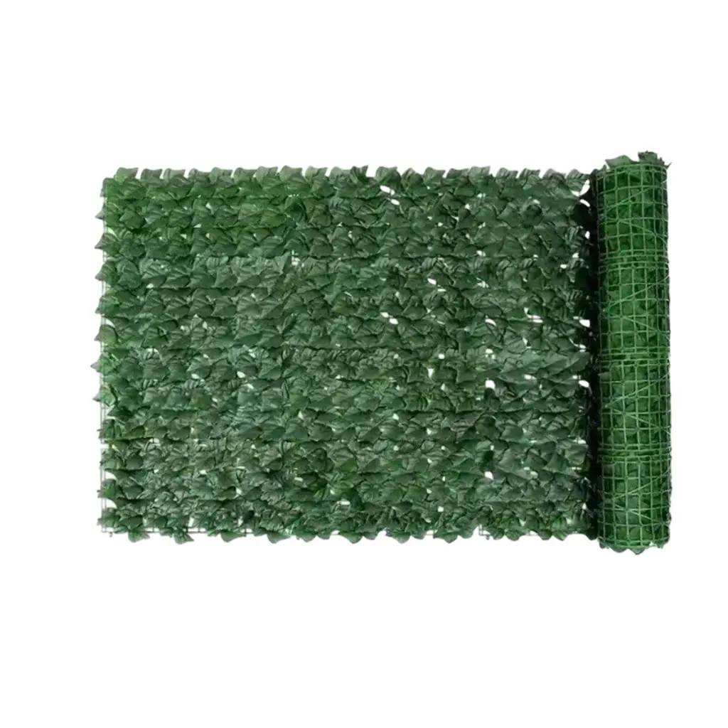 Artificial Ivy Privacy Fence Green Wall Uv Protected Indoor Outdoor 5 X 1M
