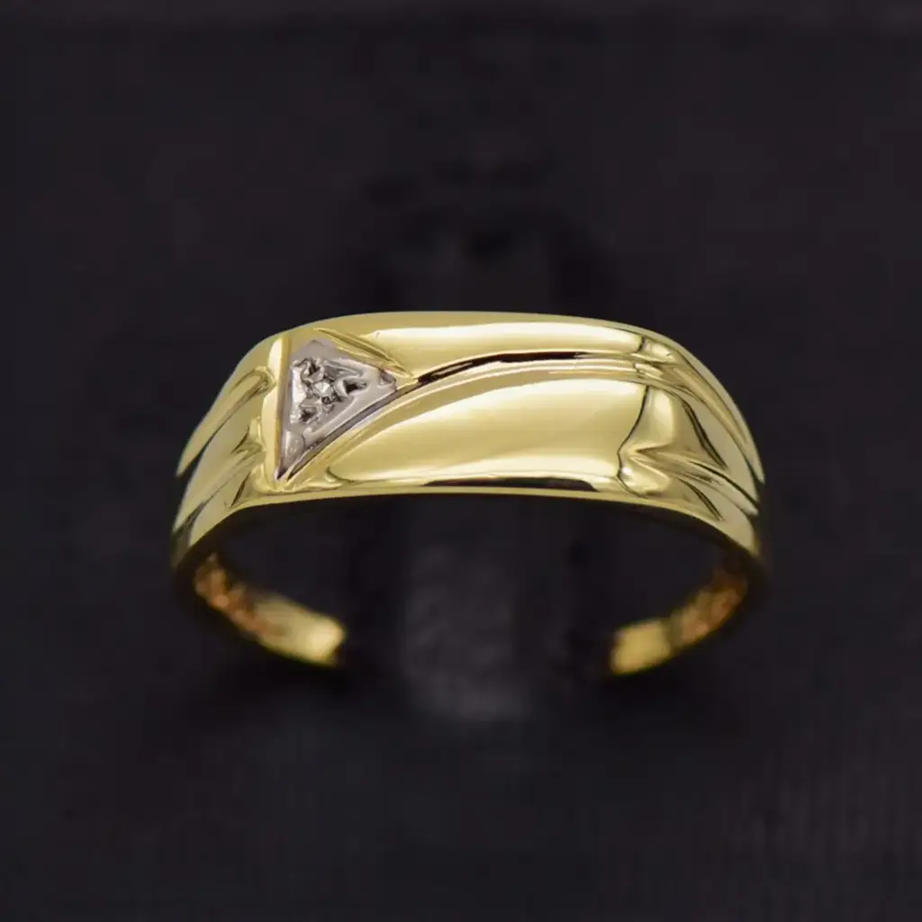 9ct Yellow Gold Men's Ring