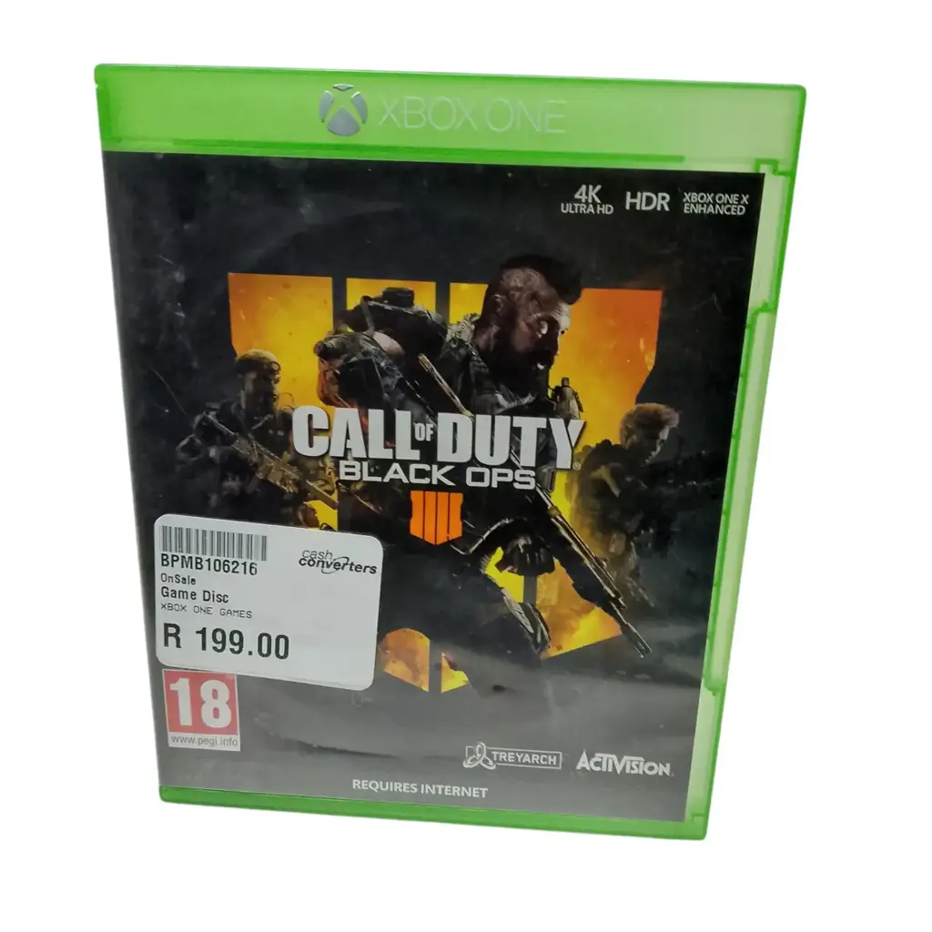 Xbox One Call Of Duty Black Ops 4