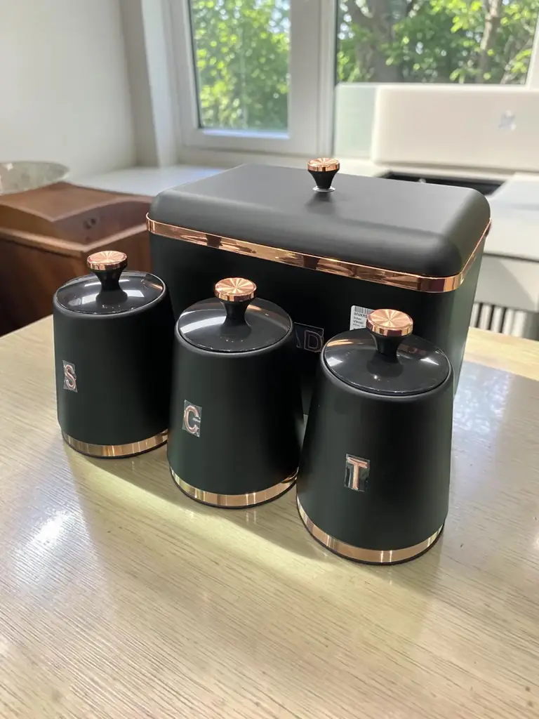 4-Piece Kitchen Storage Counter Set.