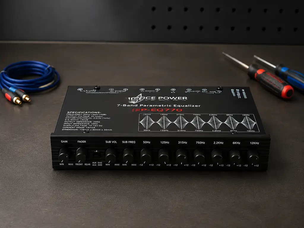 Ice Power Ipeq770 | 7-Band Car Audio Equalizer - View 2