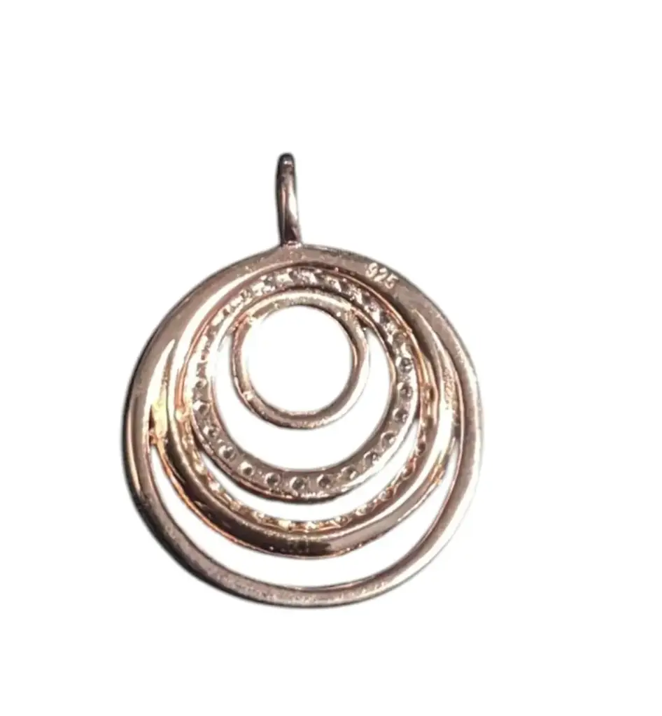 925 Rose-Gold Plated Pendant - View 2