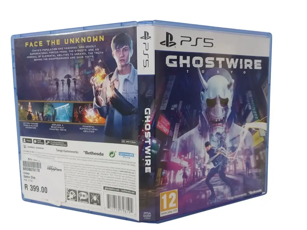Playstation 5 Ghostwire: Tokyo Game Disc - View 3
