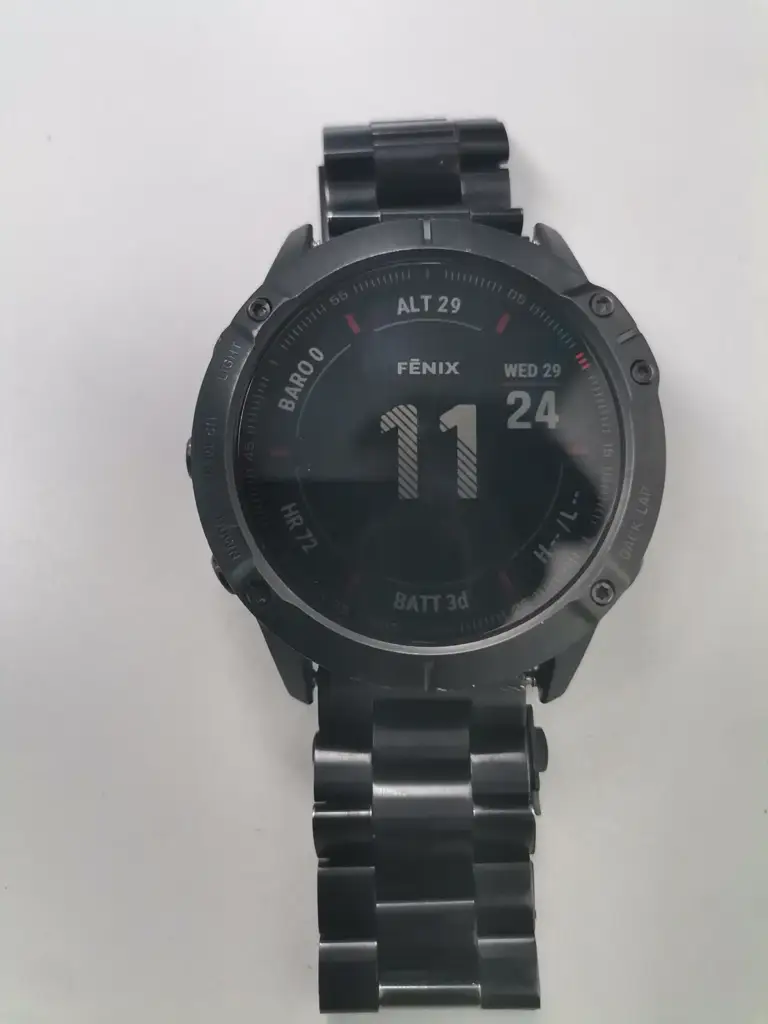 Garmin Fēnix 6X Sapphire Gps Smartwatch (51Mm, Carbon Gray Dlc)