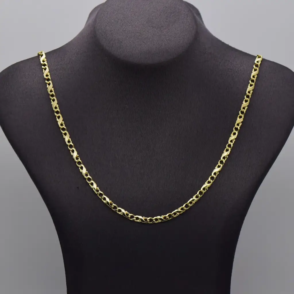 9ct Yellow Gold Chain Fancy-Link